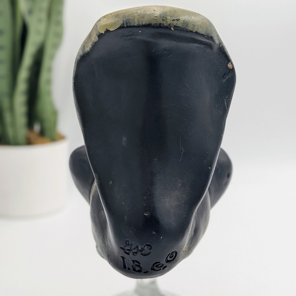 ✨SOLD✨Vintage Depression Era Tole Art Styled Squirrel Bank Ceramic 30s 40s MCM - Picture 3 of 6